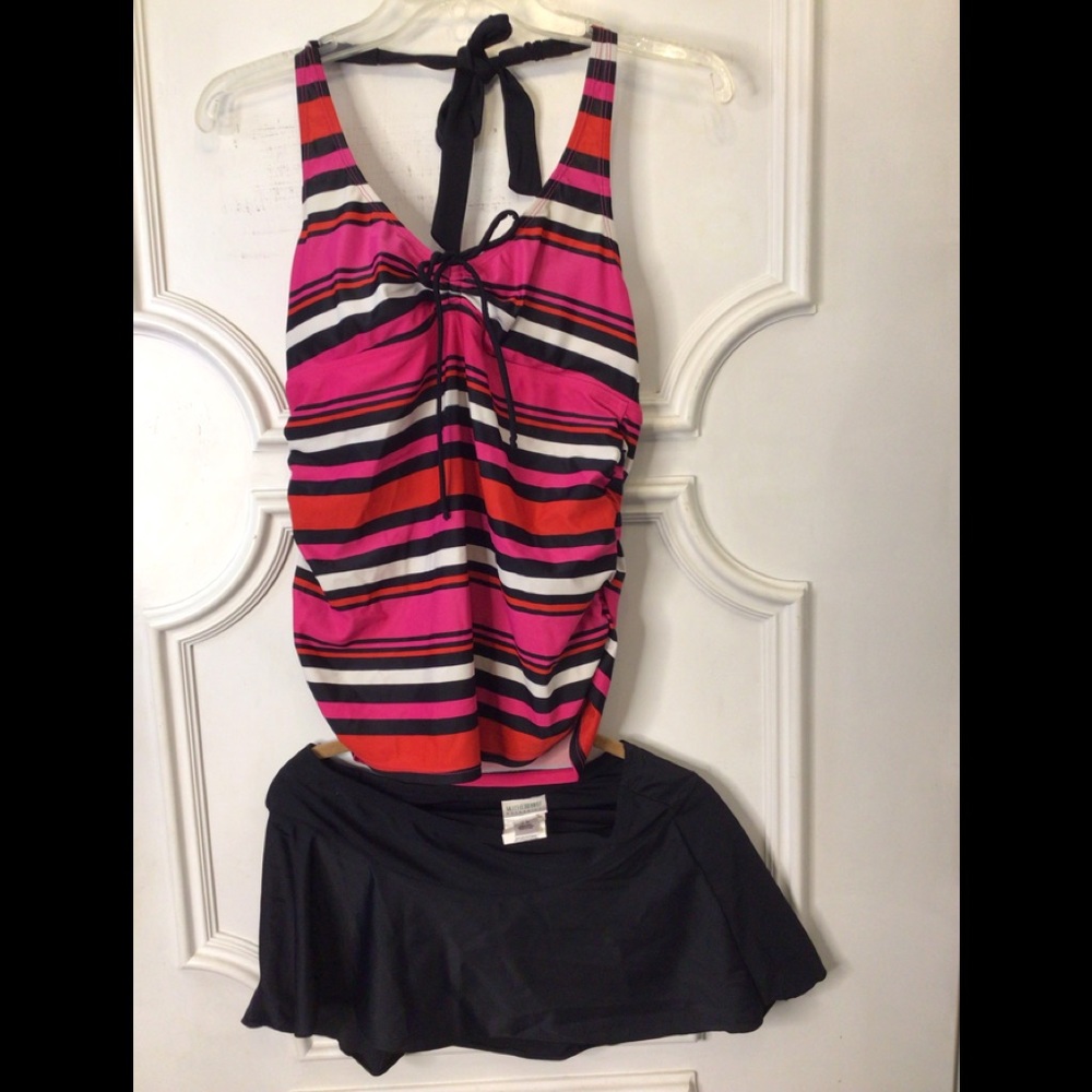 Motherhood maternity tankini suit Size Small